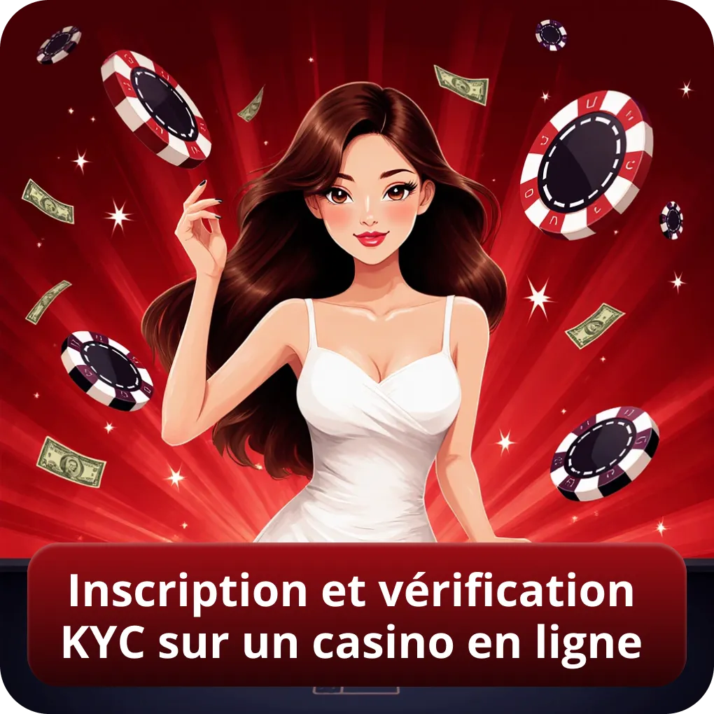 Inscription et vérification KYC sur un casino en ligne
