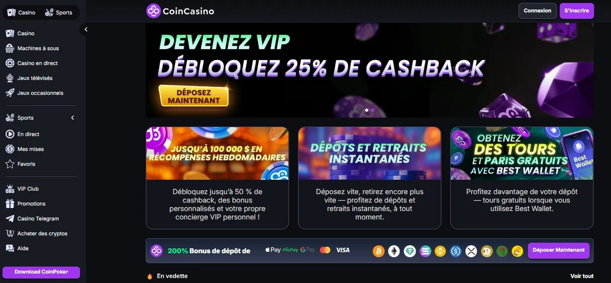 Les meilleurs jeux de crypto casino disponibles pour les joueurs canadiens